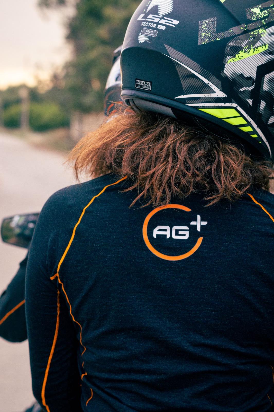 I capi tecnici AG+ sono perfetti per viaggiare in moto